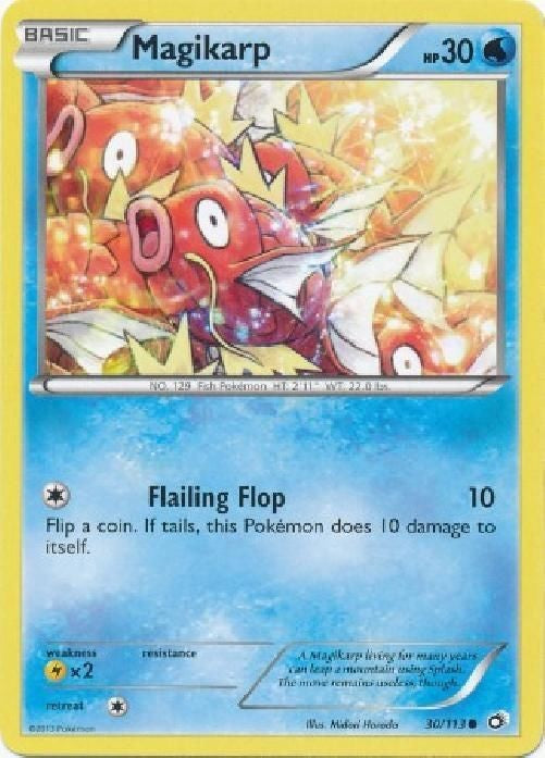 Magikarp 30/113 - Pokemon Legendary Treasures Common Card