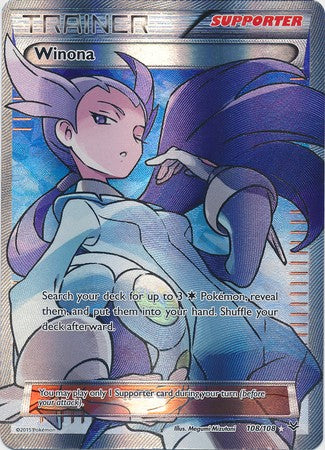 Winona 108/108 Full Art - Pokemon XY Roaring Skies Card