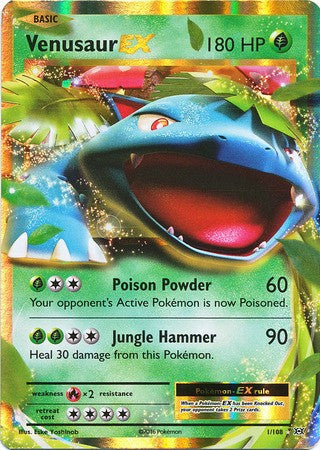 Venusaur EX 1/108 Ultra Rare - Pokemon XY Evolutions Single Card