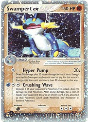 EX Aqua vs Magma Ultra Rare Card - Swampert ex 95/95