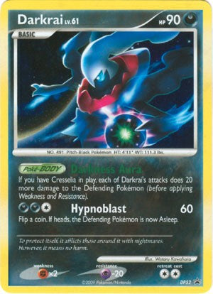 Pokemon Diamond & Pearl Holo Rare Promo Card - Darkrai DP52