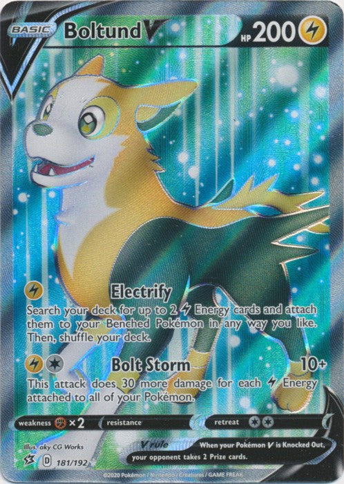 Boltund V (Full Art) - 181/192 Pokemon » SWSH Rebel Clash Ultra Rare