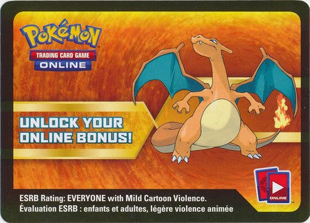 Charizard EX Pokemon Promo Code Card