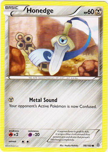 Honedge 98/160 - Common Pokemon XY Primal Clash Card