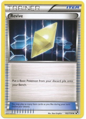 Pokemon Black & White Revive 102/114 Uncommon Card