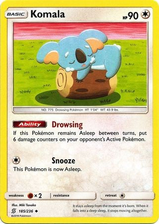 Komala - 185/236 - Uncommon Sun & Moon: Unified Minds