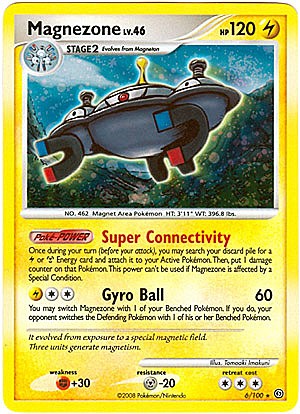 Pokemon Diamond and Pearl Stormfront Card - Magnezone (H)