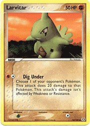 Pokemon EX Emerald Common Card - Larvitar 52/106