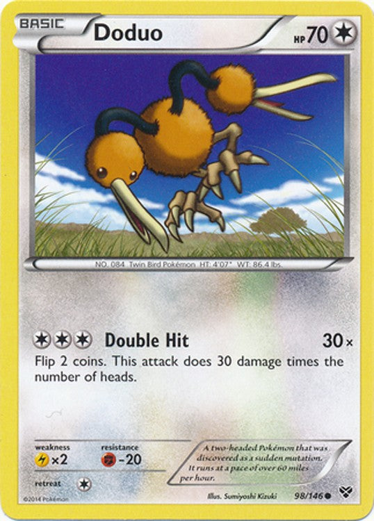 Doduo 98/146 - Pokemon XY Common Card