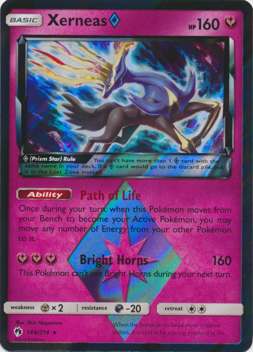 Xerneas Prism Star - 144/214 Pokemon » SM Lost Thunder HR