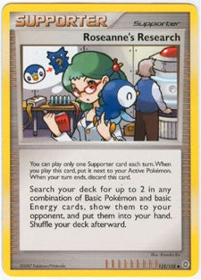 Pokemon Secret Wonders Uncommon Card - Roseanne's Research 125/132