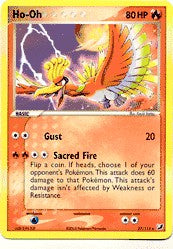 Pokemon EX Unseen Forces Rare Card - Ho-oh 27/115