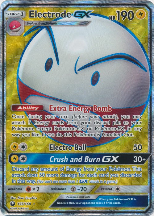 Electrode GX 155/168 Full Art - Celestial Storm SM7 Pokemon Card