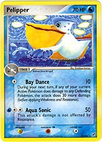 Pokemon EX Deoxys Rare Card - Pelipper 21/107