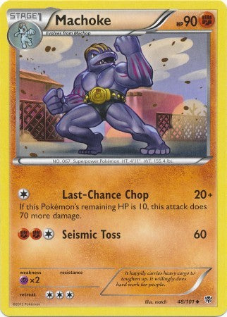 Machoke 48/101 - Pokemon Plasma Blast Uncommon Card