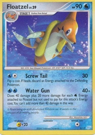 Pokemon Common Promo Single Card - Floatzel 2/12