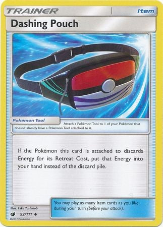 Dashing Pouch 92/111 Uncommon - Pokemon Crimson Invasion Card