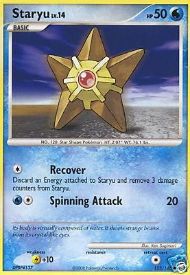 Pokemon Legends Awakened Common Card - Staryu 122/146