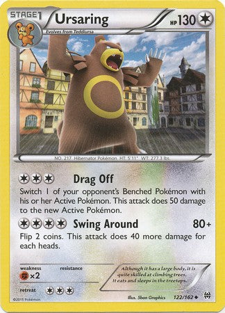 Ursaring 122/162 Uncommon - Pokemon XY Break Through Card