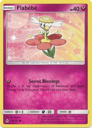 Flabébé 84/131 Common - Pokemon Sun & Moon Forbidden Light Card