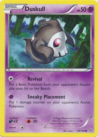Duskull 38/106 - Pokemon XY Flashfire Common Card