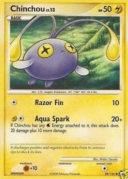 Pokemon Legends Awakened Common Card - Chinchou 88/146