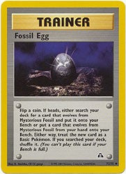 Neo Discovery Trainer - Fossil Egg