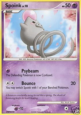 Pokemon Legends Awakened Common Card - Spoink 121/146