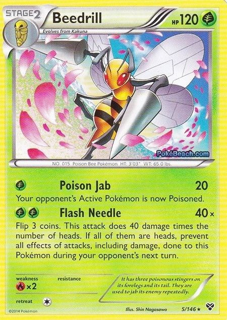 Beedrill 5/146 - Pokemon XY Rare Card