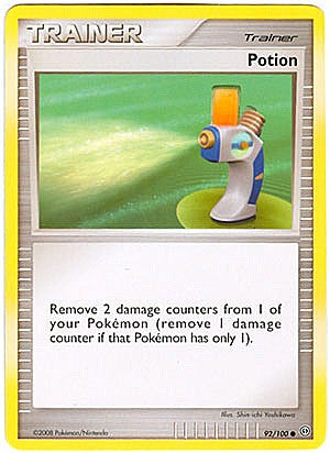 Pokemon Diamond and Pearl Stormfront Card - Potion (C)