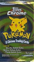 Topps Pokemon Chrome Series 1 Card Pack
