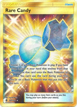 Rare Candy 165/145 Secret Rare - Pokemon Sun & Moon Guardians Rising Card