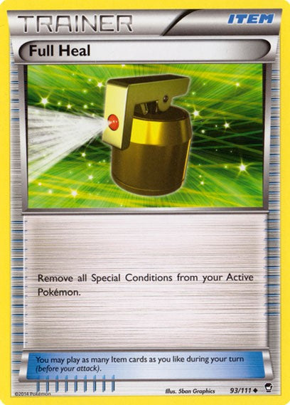 Full Heal 93/111 - Pokemon XY Furious Fists Card