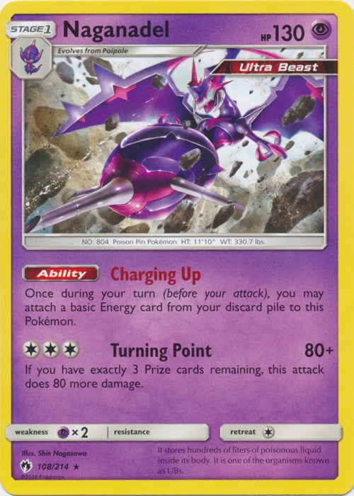 Naganadel (Rare) - 108/214 Pokemon » SM Lost Thunder Rare