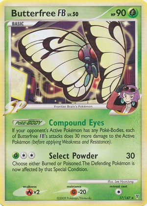 Pokemon Supreme Victors Rare Card - Butterfree FB 17/147