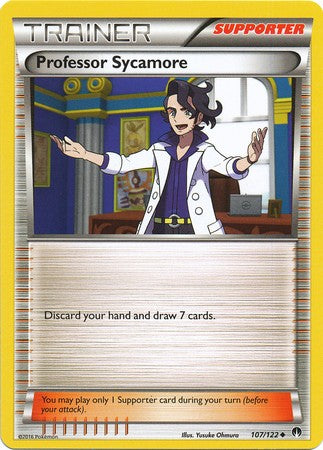 Professor Sycamore 107/122 Uncommon - Pokemon XY Breakpoint Card