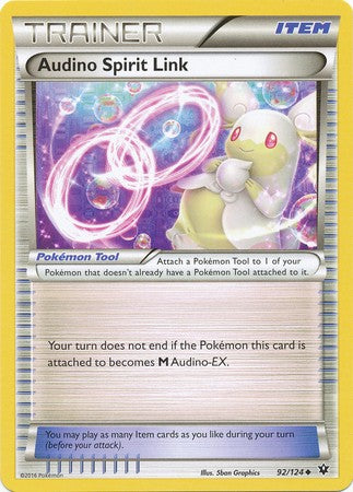 Audino Spirit Link 92/124 Uncommon - Pokemon XY Fates Collide Card
