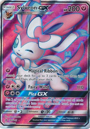 Sylveon GX 140/145 Full Art - Pokemon Sun & Moon Guardians Rising Card