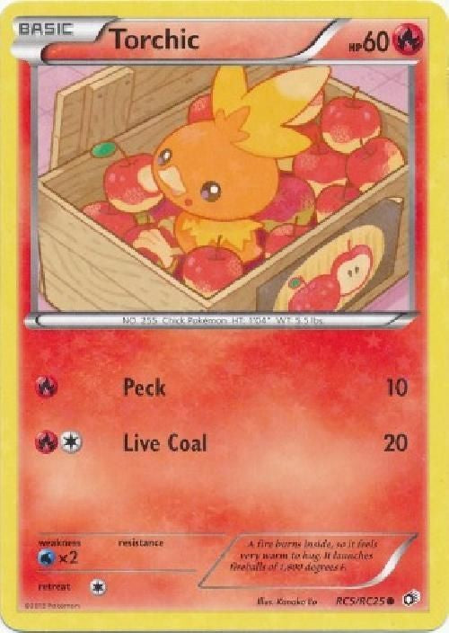 Torchic RC5/RC25 - Pokemon Legendary Treasures Radiant Common Card