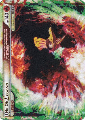 Pokemon HeartGold SoulSilver Card Holofoil Rare Ho-Oh Legend 111/123
