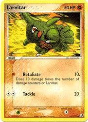 Pokemon EX Unseen Forces Common Card - Larvitar 61/115
