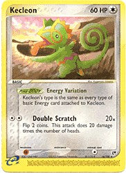 Pokemon Sandstorm Rare Card - Kecleon 18/100