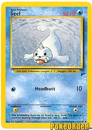 Pokemon Base Set 2 Uncommon Card - Seel 61/130