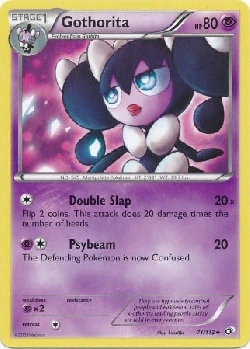 Gothorita 71/113 - Pokemon Legendary Treasures Uncommon Card