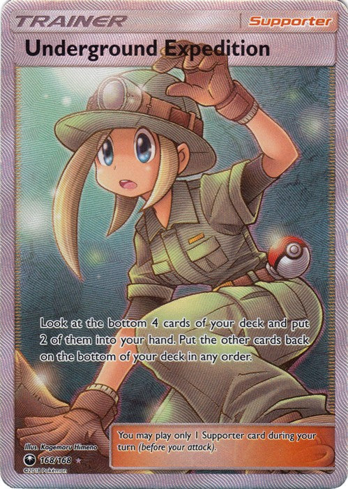 Underground Expedition 168/168 Full Art - Celestial Storm SM7 Pokemon Card