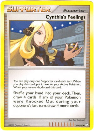 Pokemon Legends Awakened Uncommon Card - Cynthia's Feelings 131/146