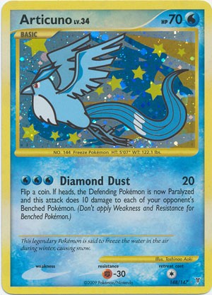 Pokemon Supreme Victors Ultra Rare Card - Articuno 148/147