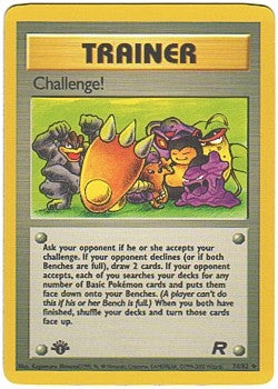 Pokemon Team Rocket Uncommon Card - Challenge! 74/82