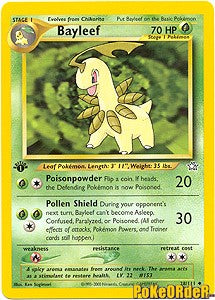 Pokemon Neo Genesis - Bayleef Card
