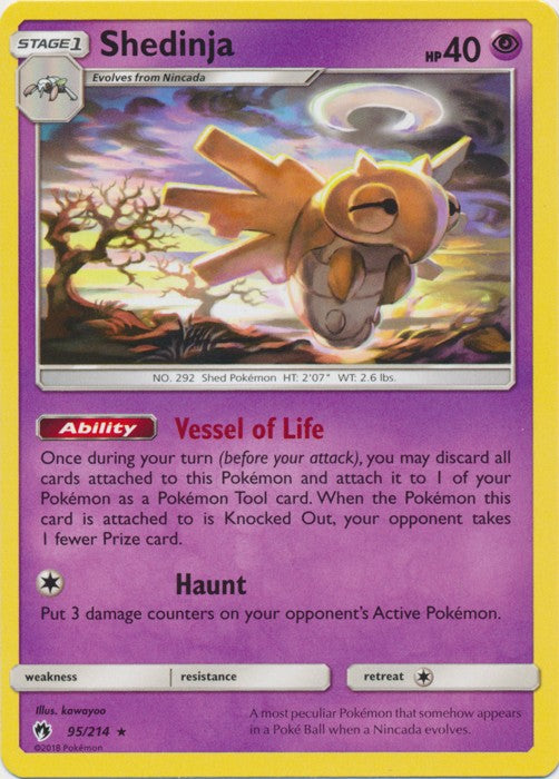 Shedinja - 95/214 Pokemon » SM Lost Thunder Rare